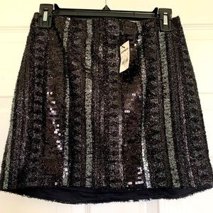 Express sequin skirt
